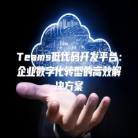 Teams低代码开发平台：企业数字化转型的高效解决方案